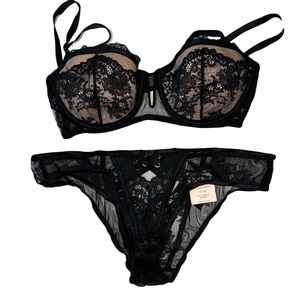 Designer bra and panty by Victoria’s Secret SZ 36C/ L 🔥NWT🔥